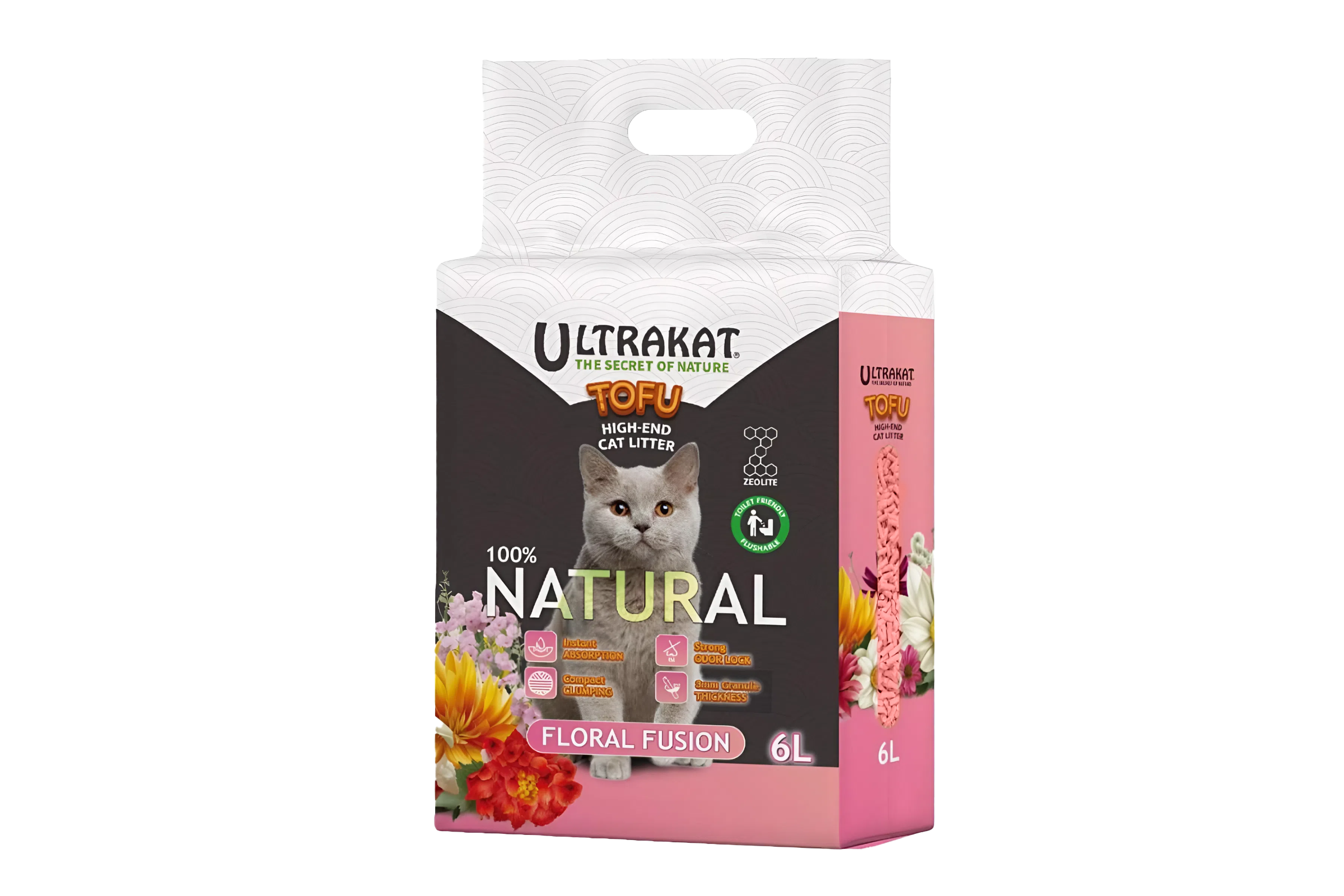 Соєвий наповнювач Ultrakat Tofu з ароматом лаванди 3мм 6л/2.5кг