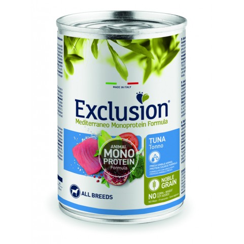 Консерва Exclusion Adult Tuna для дорослих собак всіх порід з тунцем 400 г