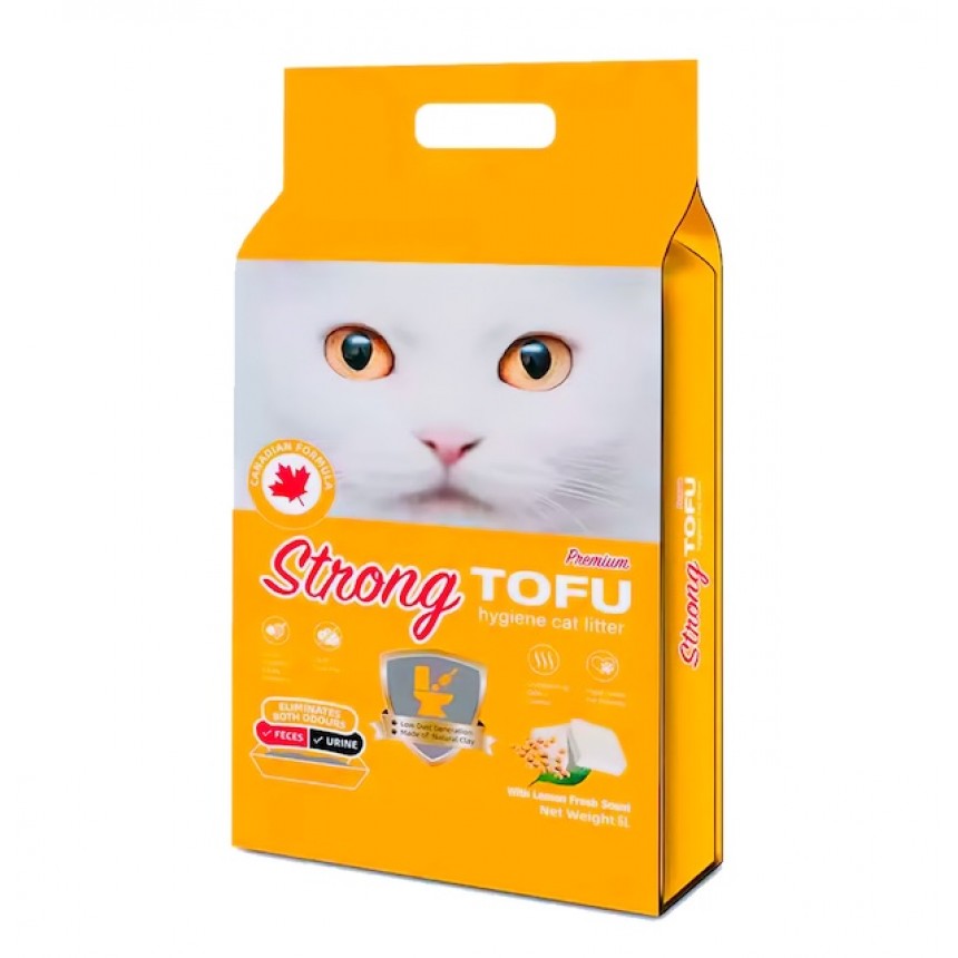 Наповнювач соєвий Strong TOFU (Тофу) Лимон 6л