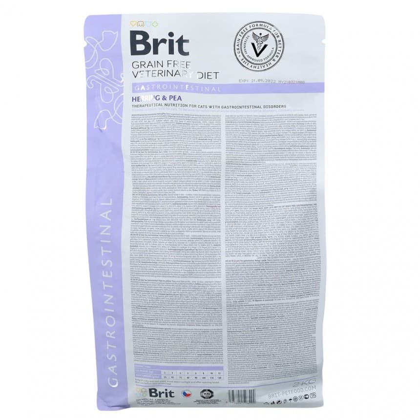 Brit GF Veterinary Diets Cat Gastrointestinal для котів 2 kg, фото 4