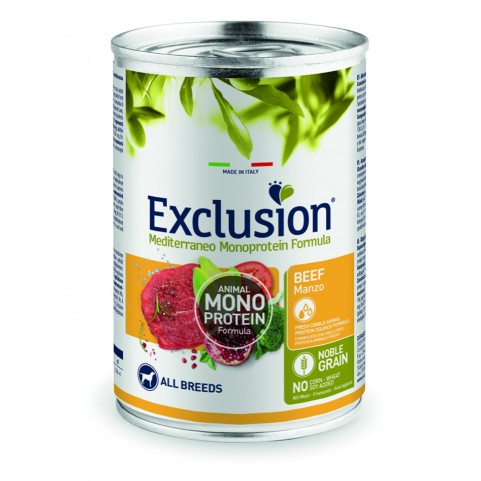 Консерва Exclusion Adult Beef для дорослих собак всіх порід з яловичиною 400 г
