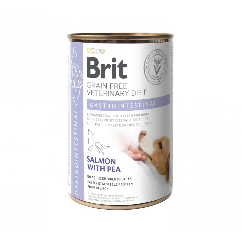 Корм Brit VetDiets консервований для собак для шлунково кишкового тракту Бріт Вет Даєтс Кет Гастроінтестінал 400 г, фото 4
