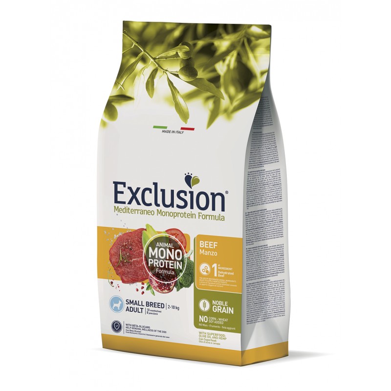 Exclusion Adult Beef Small Breed сухий корм для дорослих собак дрібних порід з яловичиною 2 кг