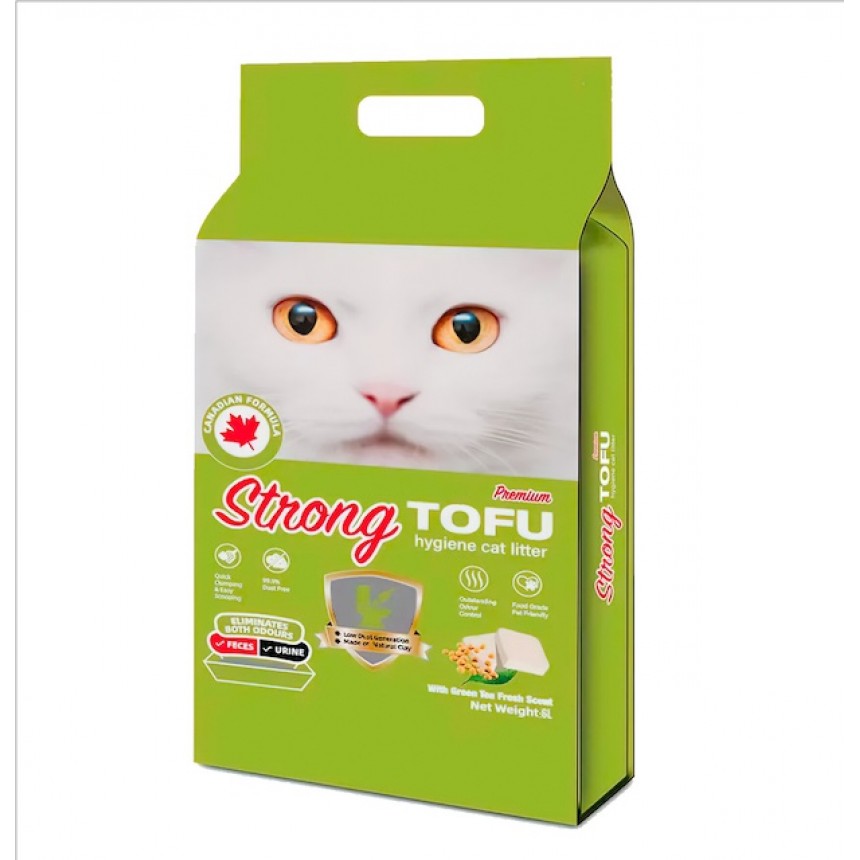 Соєвий наповнювач Strong Tofu (тофу) з ароматом яблука 6л/2.5кг Apple