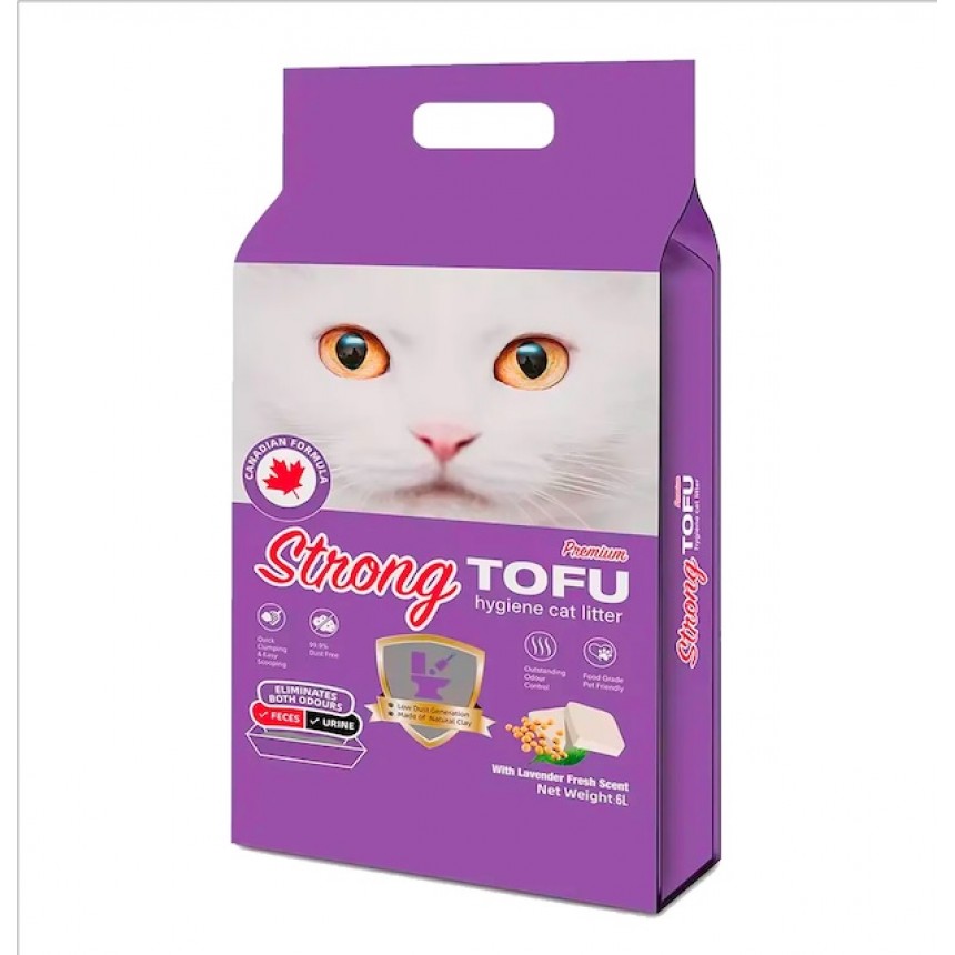 Наповнювач соєвий Strong TOFU (Тофу) Лаванда 6л