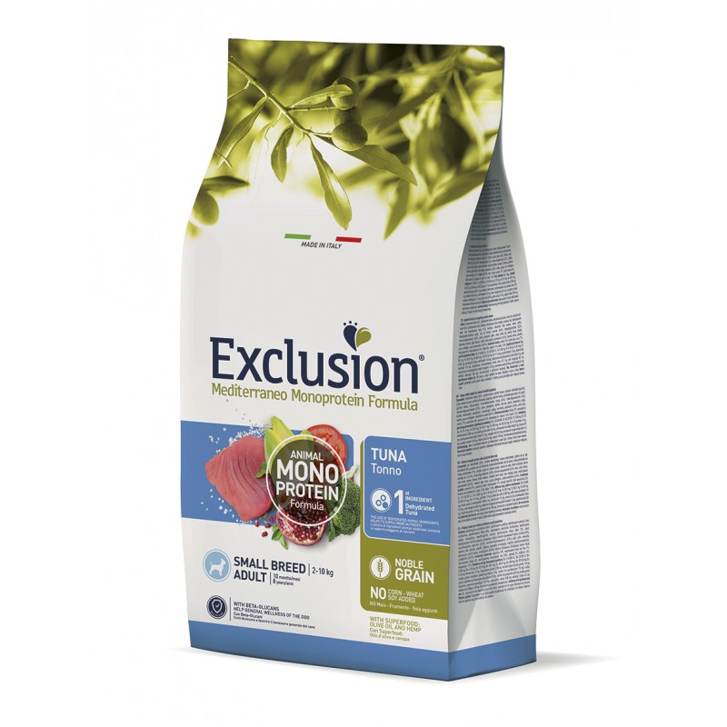 Exclusion Adult Tuna Small Breed корм для дорослих собак дрібних порід з тунцем 7 кг