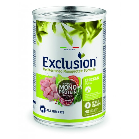 Консерва Exclusion Adult Chicken для дорослих собак всіх порід з куркою 400 г