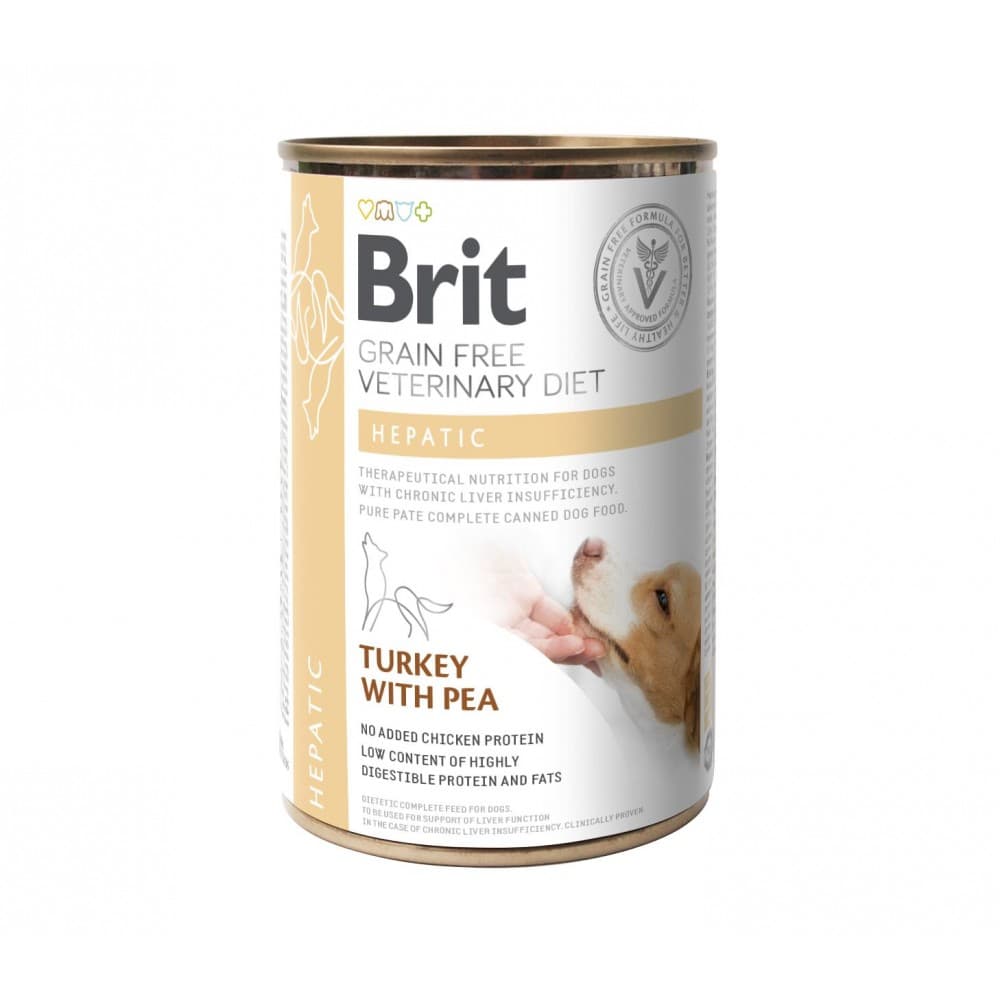 Влажный корм Brit VetDiets Hepatic для собак с заболеванием печени, 400 г, фото 4