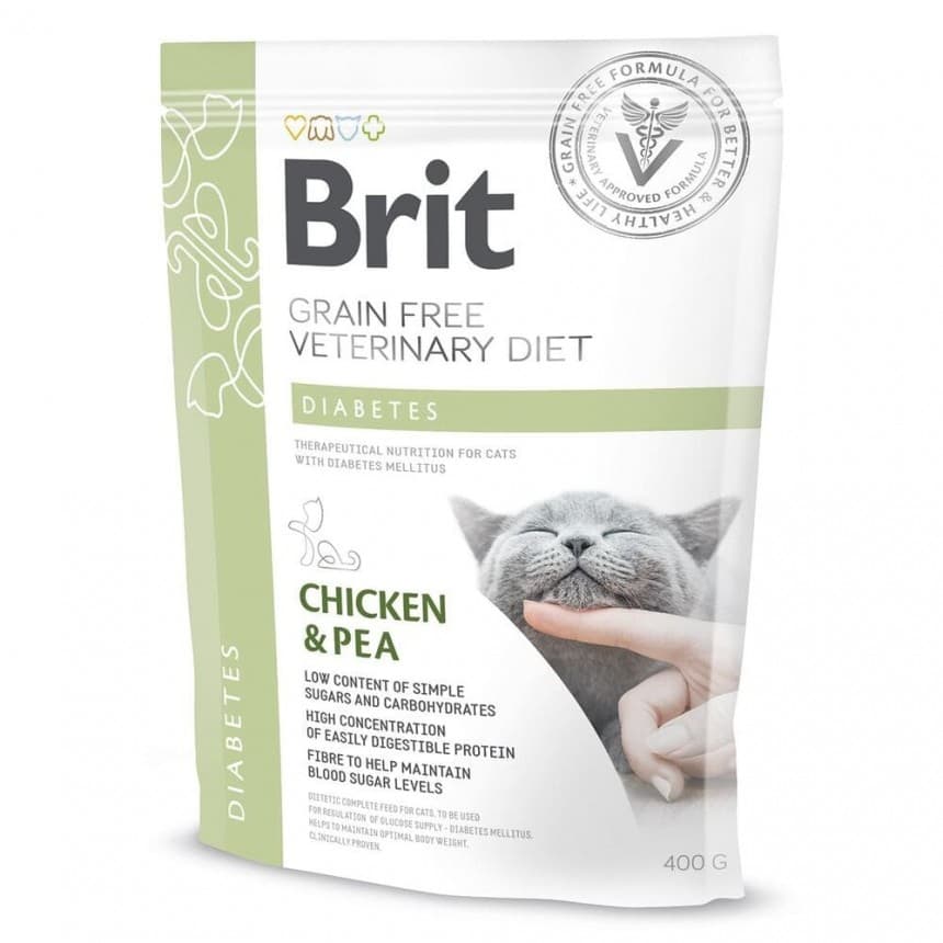 Brit GF Veterinary Diets Cat Diabets 400 г