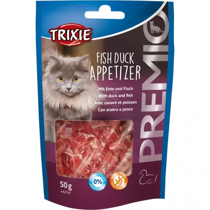 Ласощі для котів PREMIO Fish Duck Appetizer з качкою і рибою 50 г