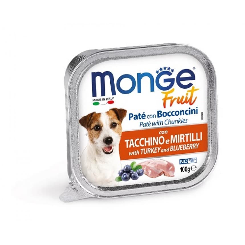 Monge Dog FRUIT з індичкою та чорницею
