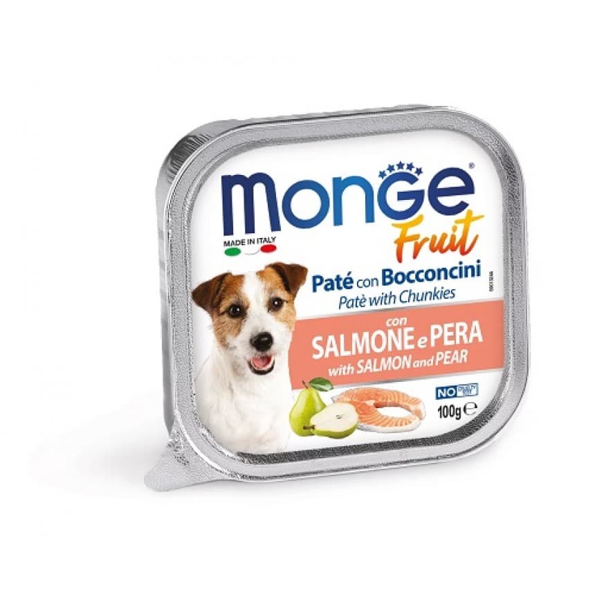 Monge Dog FRUIT з лососем та грушею