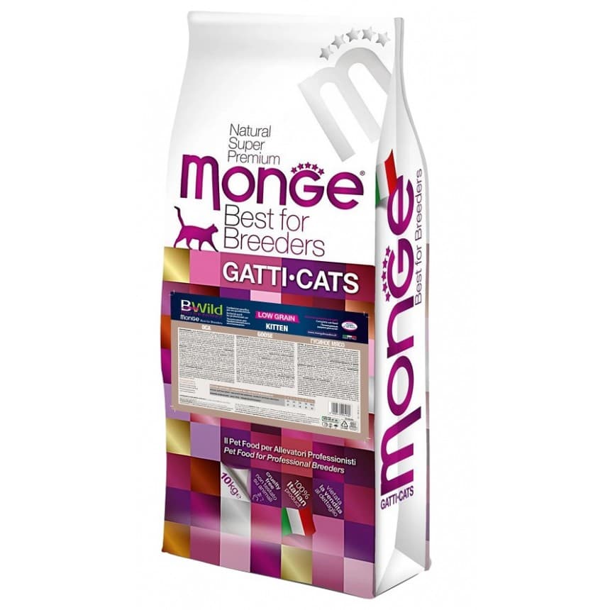 Сухий корм Monge Cat Bwild Low Grain Kitten м'ясо гусака 10 кг