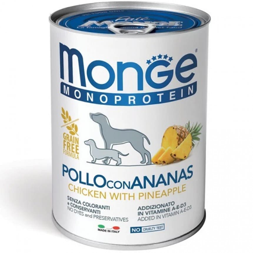 Monge Dog FRUIT MONOPROTEIN курка з ананасом