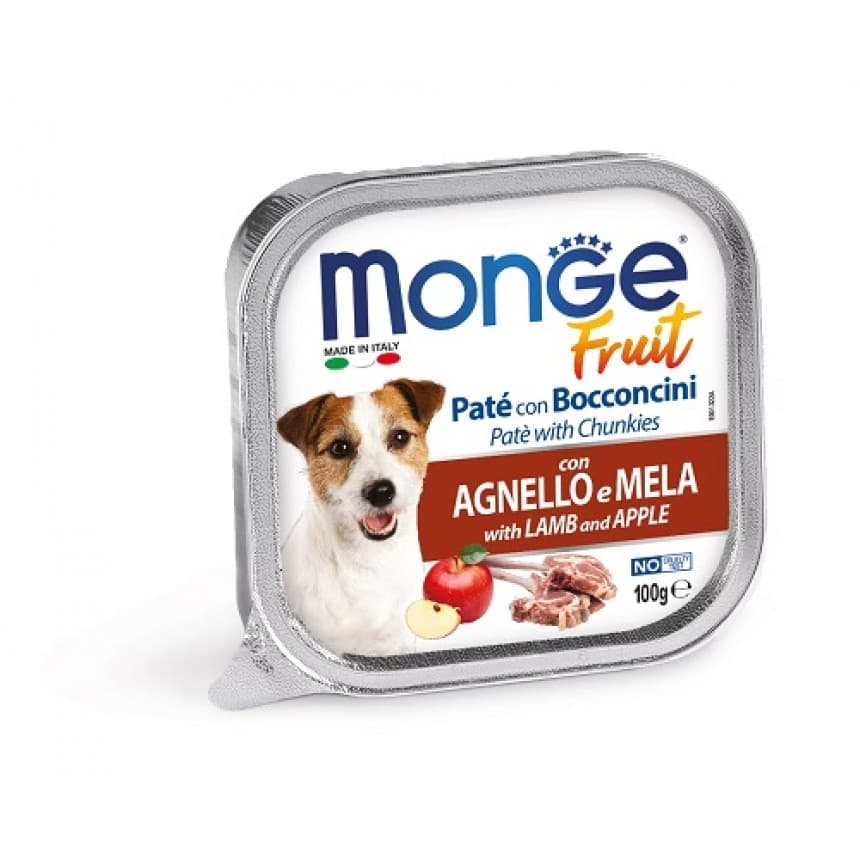 Monge Dog FRUIT з ягням та яблуком