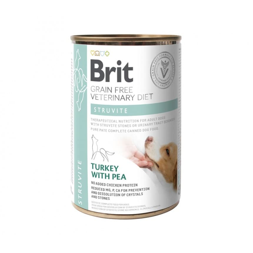 Вологий корм Brit VetDiets Struvite для собак, при лікуванні та для профілактики сечокам'яної хвороби, 400 г