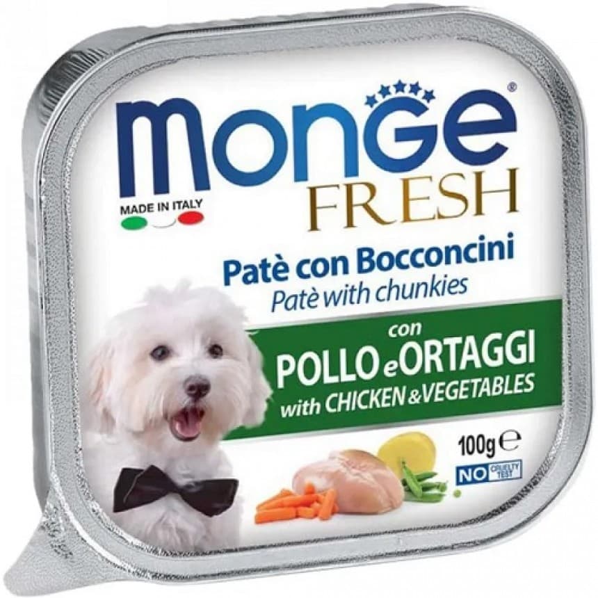 Monge Dog FRESH з куркою та овочами 100 гр