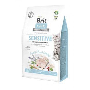 Сухий корм для котів з харчовою непереносимістю Brit Care Cat GF Insect з комахами та рибою 2 кг 171963 фото