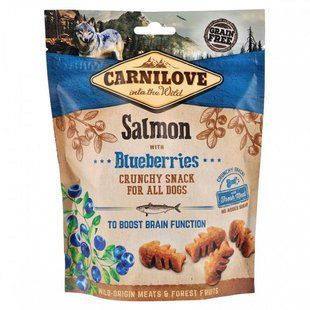 Лакомство для собак Carnilove Dog Crunchy Snack лосось, черника, 200 г 100408/8851 фото