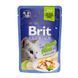 Вологий корм для котів Brit Premium Cat pouch Trout Fillets in Jelly філе форелі в желе, 85 г 111243/494 фото 1