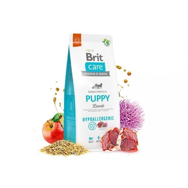 Сухий корм для цуценят Brit Care Dog Hypoallergenic Puppy гіпоалергенний з ягням, 12 кг 172213 фото