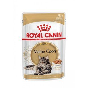 Влажный корм ROYAL CANIN MAINE COON ADULT (ТОНКИЕ КУСОЧКИ В СОУСЕ) 85 гр 2031001 фото